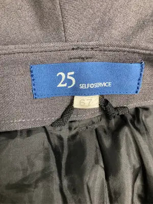25 SELF+SERVICE/スラックス/パンツ/グレー/67