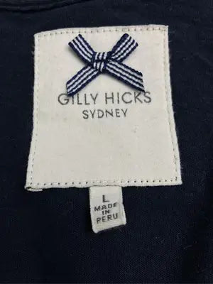 GILLY HICKS/Tシャツ/カットソー/トップス/ネイビー/L