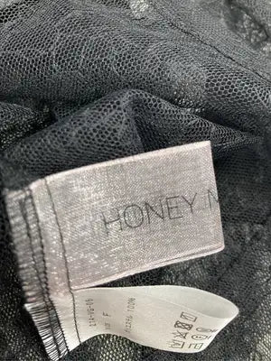 HONEY MI HONEY/ハニーミーハニー/シャツ/ブラウス/トップス/ブラック/F