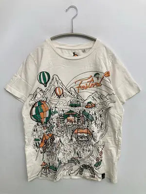 go slow caravan/ゴースローキャラバン/Tシャツ/カットソー/トップス/アイボリー/1