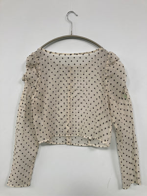 NICE CLAUP/ナイスクラップ/シャツ/ブラウス/トップス/ホワイト/F