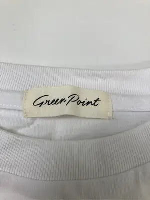 Green Point/Tシャツ/カットソー/トップス/ホワイト