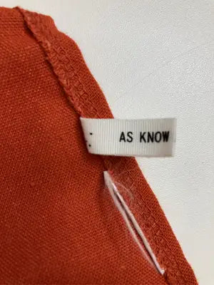 AS KNOW AS PINKY/アズノゥアズピンキー/Tシャツ/カットソー/トップス/レッド
