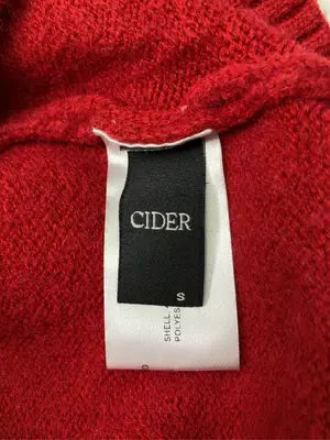 CIDER/サイダー/カーディガン/ボレロ/トップス/レッド/S