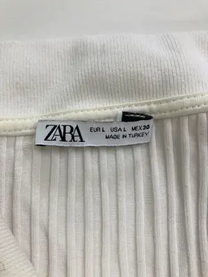 ZARA/ザラ/Tシャツ/カットソー/トップス/ホワイト/L