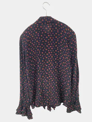 ZARA/ザラ/シャツ/ブラウス/トップス/ブラック/USA XS