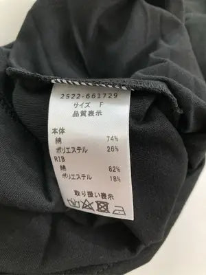 AGAWD/Tシャツ/カットソー/トップス/ブラック/F