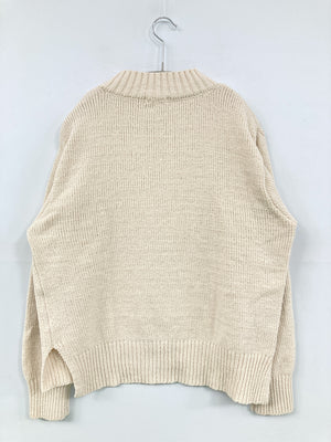 Noble Coton/ノーブルコトン/ニット/セーター/トップス/ベージュ/M