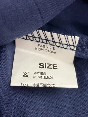 INCERUN/シャツ/ブラウス/トップス/ネイビー/3XL
