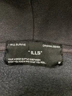 ills/イルズ/パーカー/トップス/グレー/M