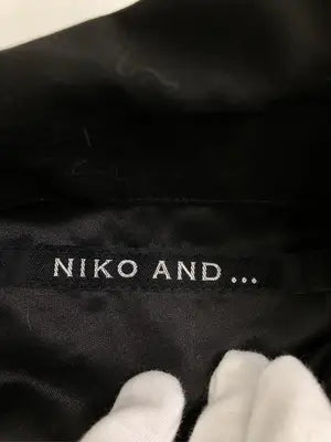 niko and .../ニコアンド/シャツ/ブラウス/トップス/ブラック/L