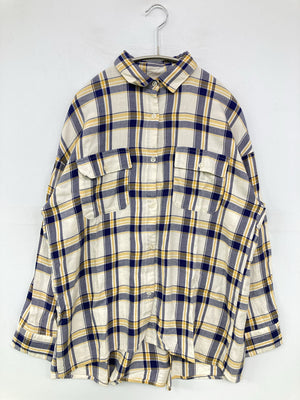 AZUL/アズール/シャツ/ブラウス/トップス/ブルー/S