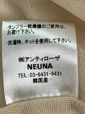 Neuna/ヌナ/Tシャツ/カットソー/トップス/ベージュ/FREE
