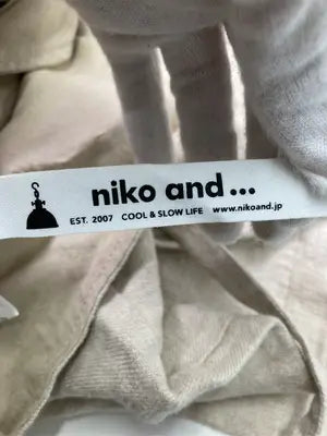 niko and .../ニコアンド/つなぎ/オールインワン/オールインワン・サロペット/ベージュ