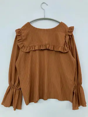NOWNOW/ナウナウ/Tシャツ/カットソー/トップス/ブラウン/M   バスト79～87   身長154～162