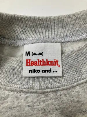 niko and .../ニコアンド/スウェット/トップス/グレー/M (36-38)