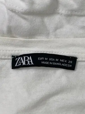ZARA/ザラ/Tシャツ/カットソー/トップス/ホワイト/USA M