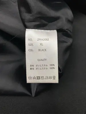 ZIP FIVE/ジップファイブ/テーラードジャケット/ジャケット/アウター/ブラック/XL