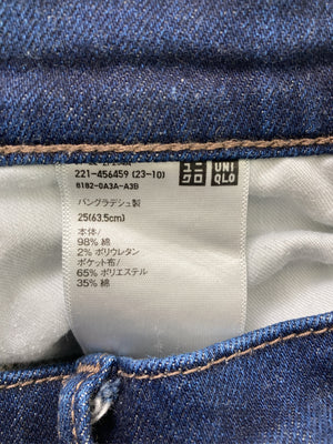 UNIQLO/ユニクロ/デニムパンツ/パンツ/ネイビー/25