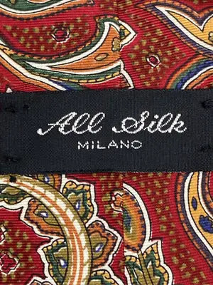 All Silk/ネクタイ/ファッション雑貨/レッド