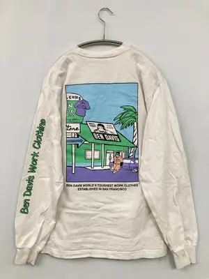 BEN DAVIS/ベンデイビス/Tシャツ/カットソー/トップス/ホワイト/M
