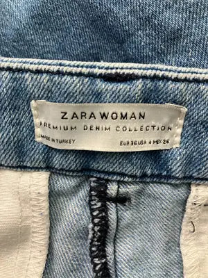 ZARA WOMAN/ザラウーマン/デニムパンツ/パンツ/ブルー/EUR 36 USA 4 MEX 26