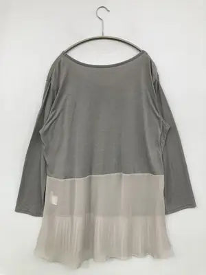 Tシャツ/カットソー/トップス/グレー/3L