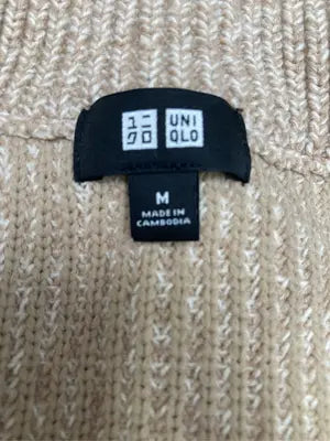UNIQLO/ユニクロ/ニット/セーター/トップス/ベージュ/M