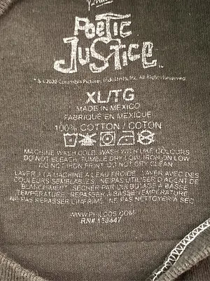 PoeTic Justice/ポエティックジャスティス/Tシャツ/カットソー/トップス/ブラウン/XL