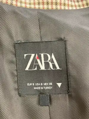 ZARA/ザラ/テーラードジャケット/ジャケット/アウター/ブラウン/USA S