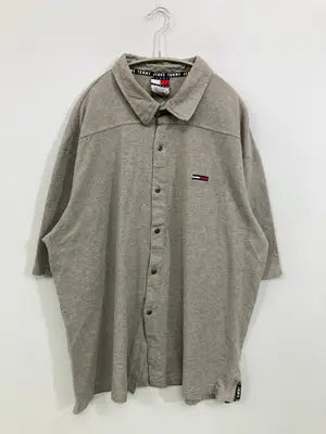 TOMMY JEANS/トミージーンズ/シャツ/ブラウス/トップス/グレー/XXL