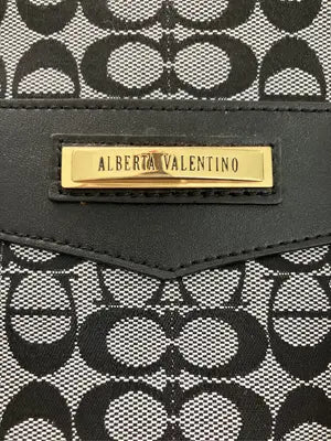 ALBERTA VALENTINO/ハンドバッグ/バッグ/ブラック