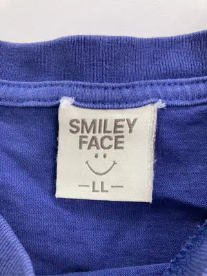 SMILEY FACE/スマイリーフェイス/Tシャツ/カットソー/トップス/ブルー/LL
