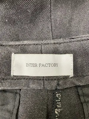 INTER FACTORY/インターファクトリー/デニムパンツ/パンツ/ブラック/M