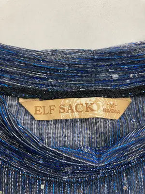 ELF SACK/エルフサック/Tシャツ/カットソー/トップス/ブルー/M