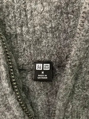 UNIQLO/ユニクロ/ニット/セーター/トップス/グレー/M