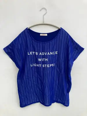 KHALITA/ハリータ/Tシャツ/カットソー/トップス/ブルー/L