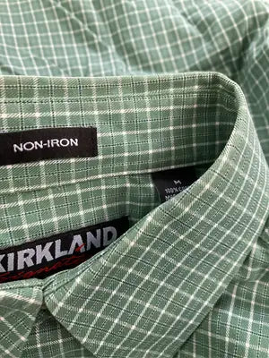 KIRKLAND Signature/カークランドシグネチャー/シャツ/ブラウス/トップス/グリーン/M