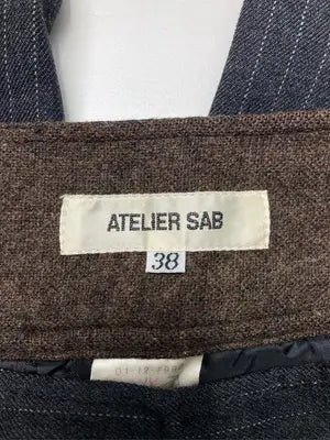 ATELIER SAB/アトリエサブ/スラックス/パンツ/ブラック/38