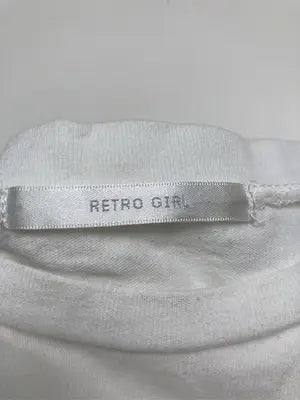 RETRO GIRL/レトロガール/Tシャツ/カットソー/トップス/ホワイト/F