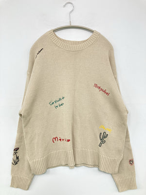 niko and .../ニコアンド/ニット/セーター/トップス/グレー/M