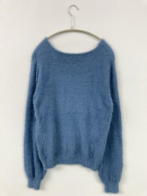 Rag Out/ラグアウト/ニット/セーター/トップス/スカイブルー/M