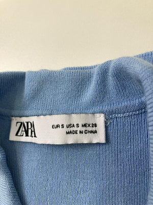ZARA/ザラ/ニット/セーター/トップス/スカイブルー/EUR S/USA S/MEX 26