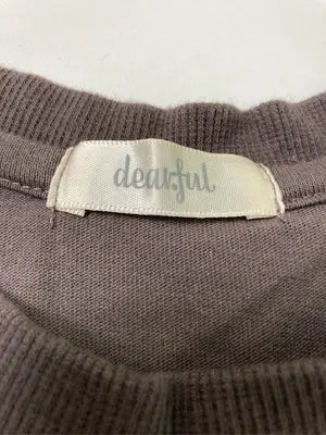 dearful/ディアフル/Tシャツ/カットソー/トップス/ブラウン/L  バスト86～91　身長154～162