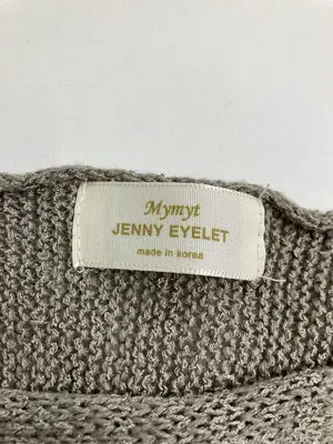 JENNY EYELET/ジェニーアイレット/ニット/セーター/トップス/ベージュ