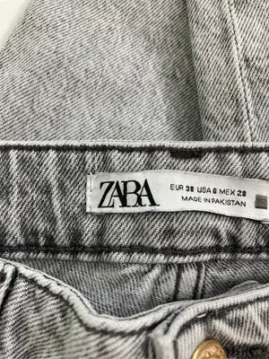 ZARA/ザラ/デニムパンツ/パンツ/グレー/USA6