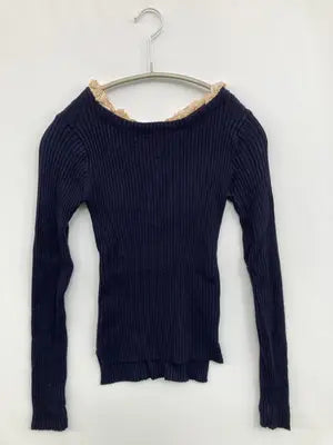 franche lippee/フランシュリッペ/ニット/セーター/トップス/ネイビー/M