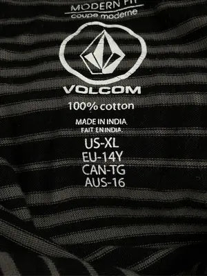 VOLCOM/ボルコム/パーカー/トップス/ブラック/US-XL