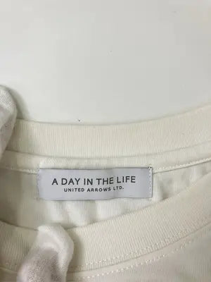 A DAY IN THE LIFE UNITED ARROWS/アデイインザライフユナイテッドアローズ/Tシャツ/カットソー/トップス/ホワイト