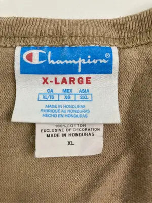 Champion/チャンピオン/Tシャツ/カットソー/トップス/ブラウン/X-LARGE